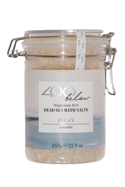 Magnesium Rich Dead Sea Bath Salts RELAX with Lavender Oil